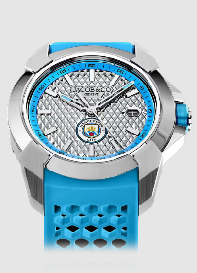 Review Jacob & Co EPIC X SPORT EDITION MANCHESTER CITY TITANIUM EX130.20.AA.AA.A Replica watch